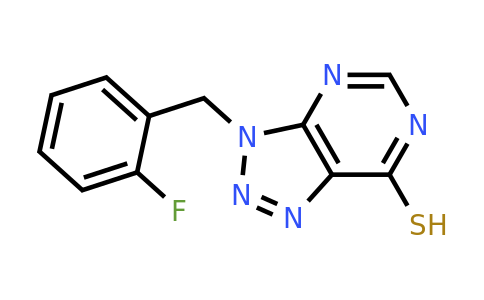 501370-43-0 | 3-(2-Fluorobenzyl)-3h-[1,2,3]triazolo[4,5-d]pyrimidine-7-thiol