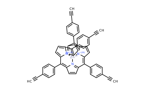 502613-00-5 | Zinc, [5,10,15,20-tetrakis(4-ethynylphenyl)-21H,23H-porphinato(2-)-κN21,κN22,κN23,κN24]-, (SP-4-1)-