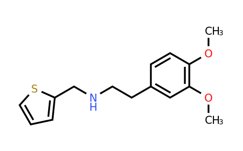 502935-35-5 | 2-(3,4-Dimethoxyphenyl)-N-(thiophen-2-ylmethyl)ethan-1-amine