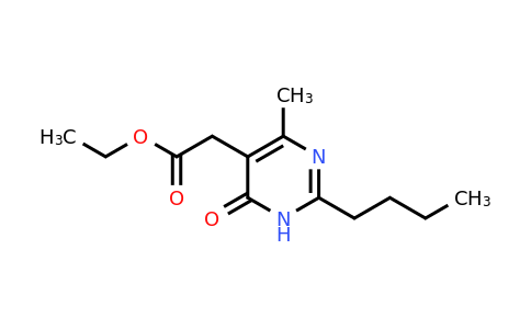 503155-65-5 | Ethyl 2-(2-butyl-4-methyl-6-oxo-1,6-dihydropyrimidin-5-yl)acetate