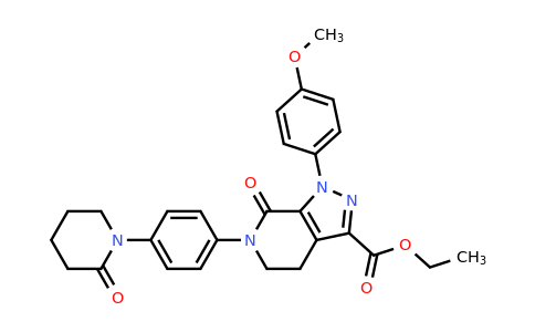 503614-91-3 | Ethyl 1-(4-methoxyphenyl)-7-oxo-6-(4-(2-oxopiperidin-1-yl)phenyl)-4,5,6,7-tetrahydro-1H-pyrazolo[3,4-c]pyridine-3-carboxylate