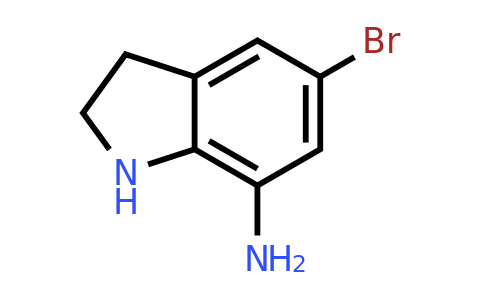 503621-32-7 | 5-Bromo-2,3-dihydro-1H-indol-7-ylamine