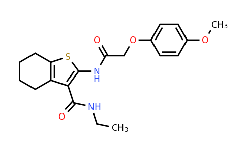 503865-01-8 | n-Ethyl-2-(2-(4-methoxyphenoxy)acetamido)-4,5,6,7-tetrahydrobenzo[b]thiophene-3-carboxamide