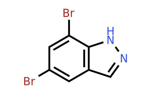 50477-28-6 | 5,7-Dibromo-1H-indazole
