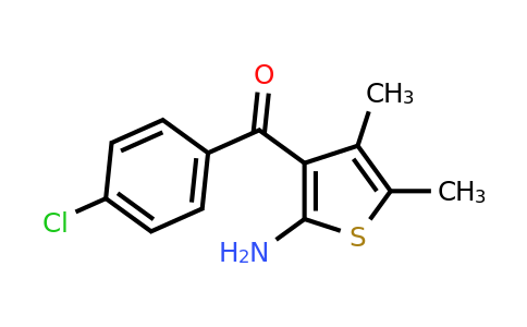 50508-66-2 | (2-Amino-4,5-dimethylthiophen-3-yl)(4-chlorophenyl)methanone