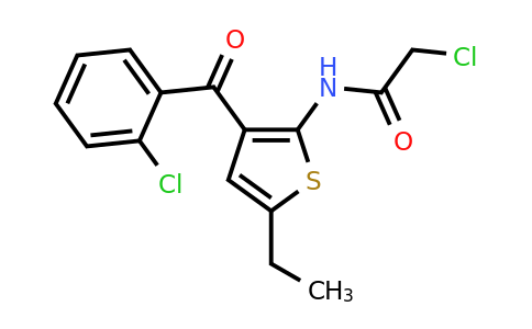 50508-89-9 | 2-Chloro-N-(3-(2-chlorobenzoyl)-5-ethylthiophen-2-yl)acetamide