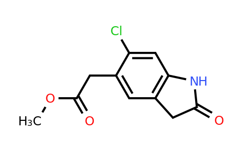 510703-84-1 | methyl 2-(6-chloro-2-oxo-2,3-dihydro-1H-indol-5-yl)acetate