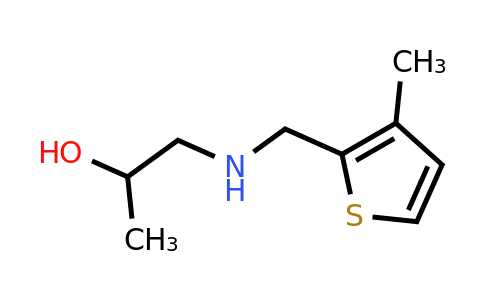 510739-99-8 | 1-{[(3-methylthiophen-2-yl)methyl]amino}propan-2-ol