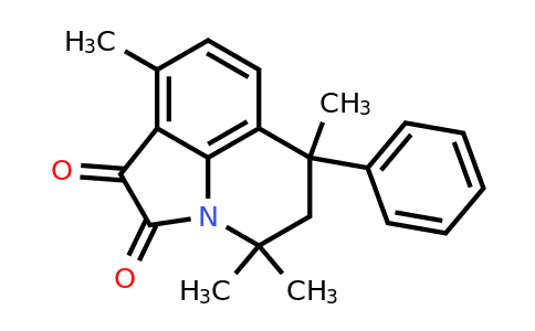 510763-97-0 | 4,4,6,9-Tetramethyl-6-phenyl-5,6-dihydro-4H-pyrrolo[3,2,1-ij]quinoline-1,2-dione