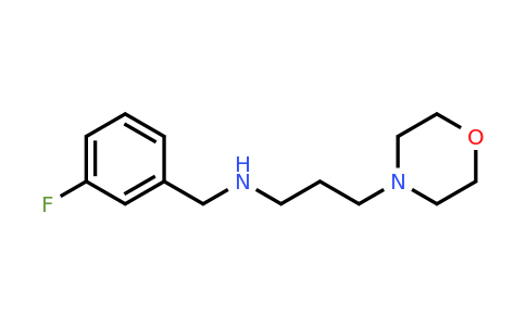 510764-53-1 | N-(3-fluorobenzyl)-3-morpholinopropan-1-amine