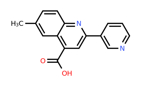 6-Methyl-2-(pyridin-3-yl)quinoline-4-carboxylic acid