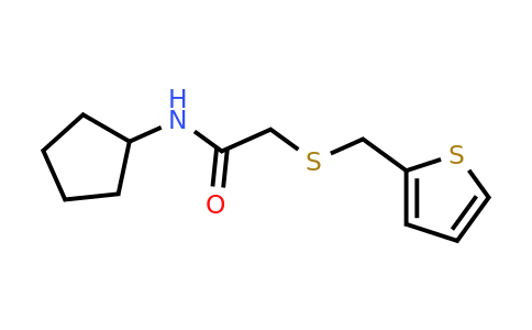 511288-45-2 | n-Cyclopentyl-2-((thiophen-2-ylmethyl)thio)acetamide