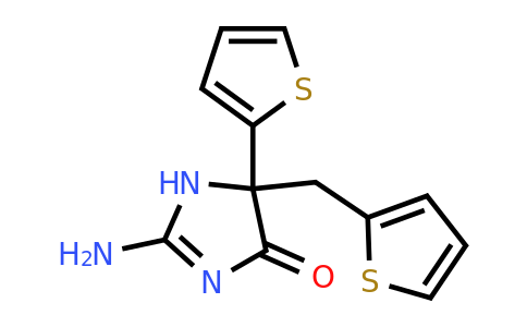 512190-86-2 | 2-Amino-5-(thiophen-2-yl)-5-[(thiophen-2-yl)methyl]-4,5-dihydro-1H-imidazol-4-one