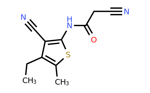 514218-51-0 | 2-Cyano-N-(3-cyano-4-ethyl-5-methylthiophen-2-yl)acetamide
