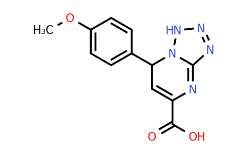 515824-23-4 | 7-(4-Methoxyphenyl)-1,7-dihydrotetrazolo[1,5-a]pyrimidine-5-carboxylic acid