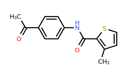 515846-47-6 | N-(4-acetylphenyl)-3-methylthiophene-2-carboxamide