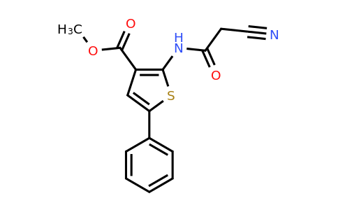 515872-98-7 | Methyl 2-(2-cyanoacetamido)-5-phenylthiophene-3-carboxylate