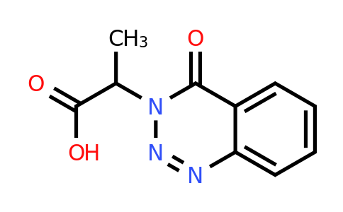 51672-78-7 | 2-(4-Oxo-1,2,3-benzotriazin-3(4H)-yl)propanoic acid