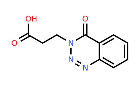 51672-79-8 | 3-(4-Oxo-1,2,3-benzotriazin-3(4H)-yl)propanoic acid