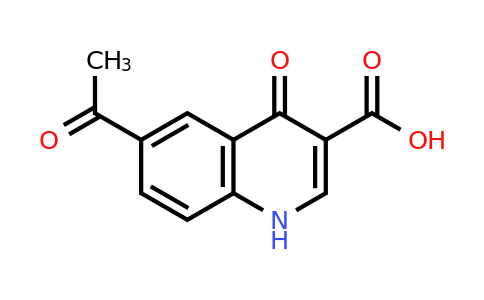 6-Acetyl-4-oxo-1,4-dihydroquinoline-3-carboxylic acid