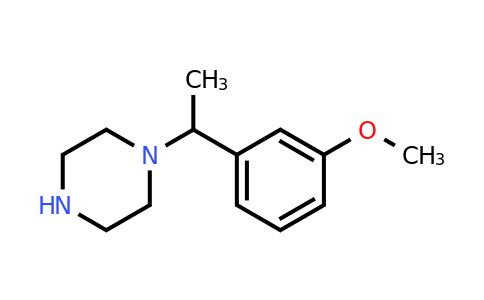 1-[1-(3-methoxyphenyl)ethyl]piperazine