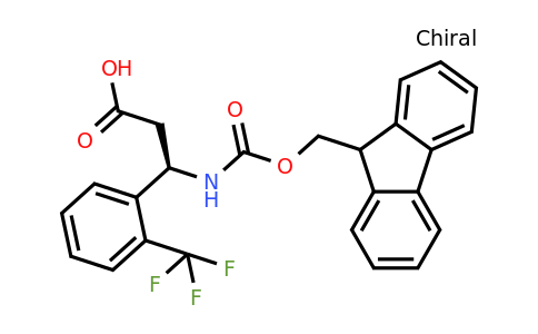 517905-86-1 | (R)-3-((((9H-Fluoren-9-yl)methoxy)carbonyl)amino)-3-(2-(trifluoromethyl)phenyl)propanoic acid