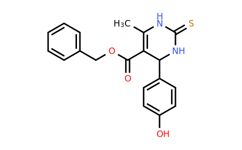518350-24-8 | Benzyl 4-(4-hydroxyphenyl)-6-methyl-2-thioxo-1,2,3,4-tetrahydropyrimidine-5-carboxylate