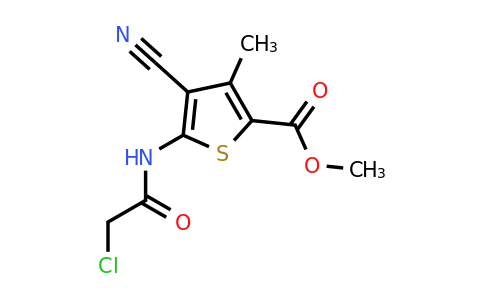 519016-58-1 | Methyl 5-(2-chloroacetamido)-4-cyano-3-methylthiophene-2-carboxylate
