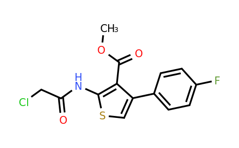 519016-66-1 | Methyl 2-(2-chloroacetamido)-4-(4-fluorophenyl)thiophene-3-carboxylate