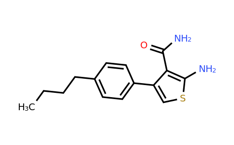 519016-87-6 | 2-Amino-4-(4-butylphenyl)thiophene-3-carboxamide