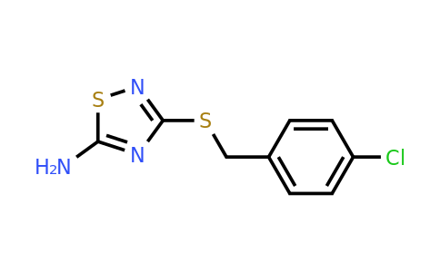 519044-86-1 | 3-((4-Chlorobenzyl)thio)-1,2,4-thiadiazol-5-amine