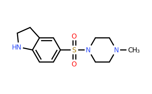 519148-71-1 | 5-(4-methylpiperazin-1-ylsulfonyl)indoline