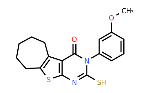 519150-62-0 | 1,2,3,5,6,7,8,9-Octahydro-3-(3-methoxyphenyl)-2-thioxo-4H-cyclohepta[4,5]thieno[2,3-d]pyrimidin-4-one