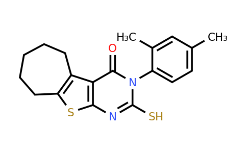 519150-63-1 | 3-(2,4-Dimethylphenyl)-2-mercapto-3,5,6,7,8,9-hexahydro-4h-cyclohepta[4,5]thieno[2,3-d]pyrimidin-4-one
