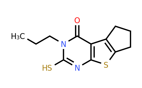 519152-63-7 | 2-mercapto-3-propyl-6,7-dihydro-3H-cyclopenta[4,5]thieno[2,3-d]pyrimidin-4(5H)-one