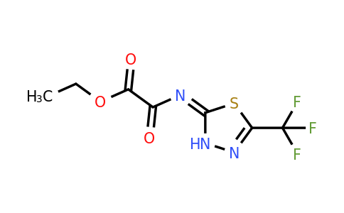 519170-72-0 | Ethyl 2-oxo-2-((5-(trifluoromethyl)-1,3,4-thiadiazol-2(3H)-ylidene)amino)acetate