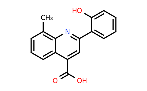 522596-41-4 | 2-(2-Hydroxyphenyl)-8-methylquinoline-4-carboxylic acid