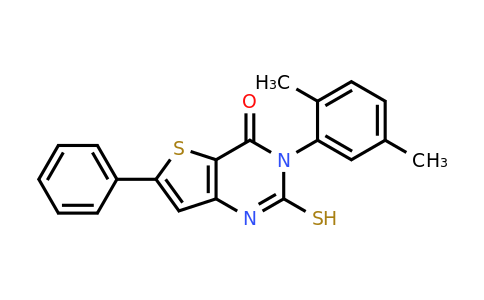 522606-38-8 | 3-(2,5-Dimethylphenyl)-2-mercapto-6-phenylthieno[3,2-d]pyrimidin-4(3h)-one