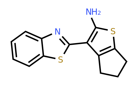 522624-21-1 | 3-(1,3-Benzothiazol-2-yl)-4h,5h,6h-cyclopenta[b]thiophen-2-amine