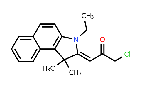 522628-47-3 | 1-Chloro-3-(3-ethyl-1,1-dimethyl-1,3-dihydro-2h-benzo[e]indol-2-ylidene)propan-2-one