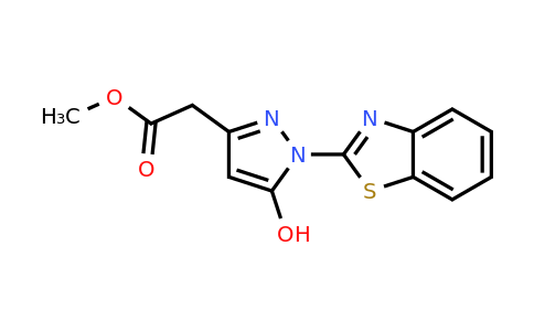 523992-06-5 | Methyl 2-(1-(benzo[d]thiazol-2-yl)-5-hydroxy-1H-pyrazol-3-yl)acetate