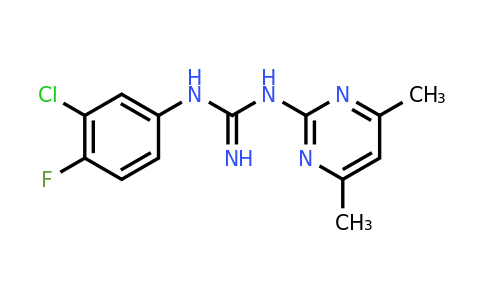 524057-25-8 | 1-(3-Chloro-4-fluorophenyl)-3-(4,6-dimethylpyrimidin-2-yl)guanidine