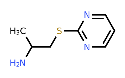 524070-31-3 | 1-(Pyrimidin-2-ylthio)propan-2-amine