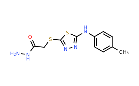 52494-24-3 | 2-({5-[(4-methylphenyl)amino]-1,3,4-thiadiazol-2-yl}sulfanyl)acetohydrazide