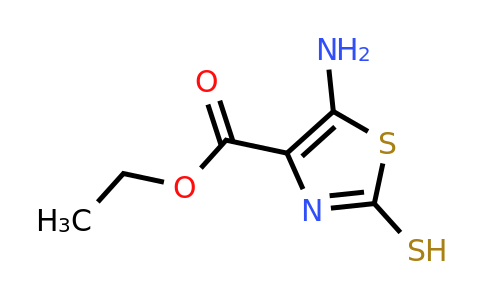 52868-64-1 | Ethyl 5-amino-2-mercaptothiazole-4-carboxylate