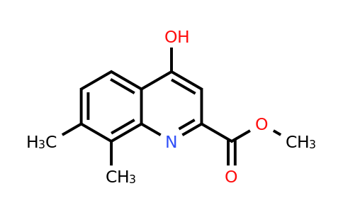 52979-32-5 | Methyl 4-hydroxy-7,8-dimethylquinoline-2-carboxylate