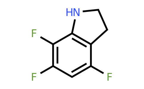 53001-77-7 | 4,6,7-Trifluoroindoline
