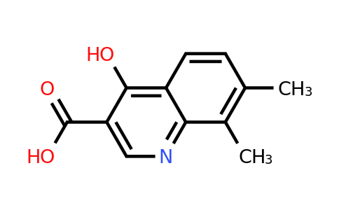 53164-36-6 | 4-Hydroxy-7,8-dimethylquinoline-3-carboxylic acid