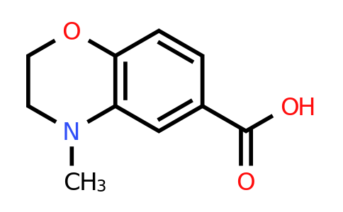 532391-92-7 | 4-Methyl-3,4-dihydro-2H-1,4-benzoxazine-6-carboxylic acid