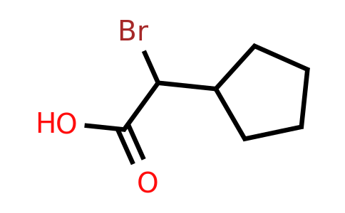 2-Bromo-2-cyclopentylacetic acid
